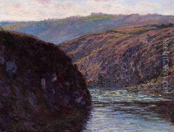 Valley of the Creuse, Afternoon Sunlight Oil Painting - Claude Oscar Monet