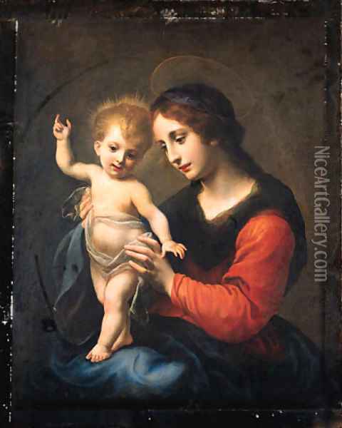 The Madonna and Child Oil Painting - Carlo Dolci