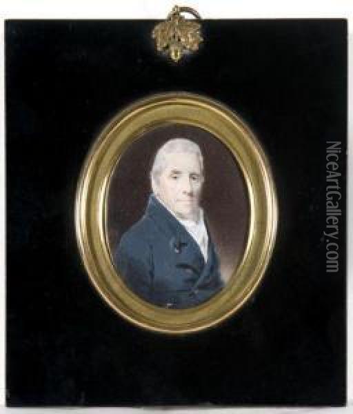 Portrait D'homme, Dit Dr Lawson, Vers 1830 Oil Painting - Andrew Robertson
