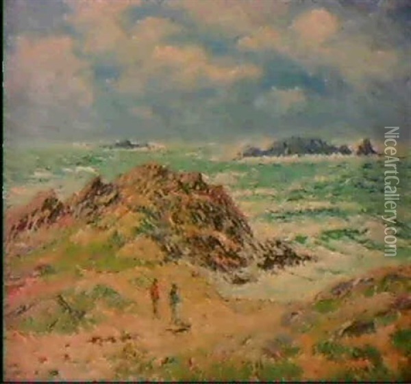 Cote Bretonne Oil Painting - Henry Moret