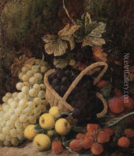 Summer Fruits Oil Painting - George Clare