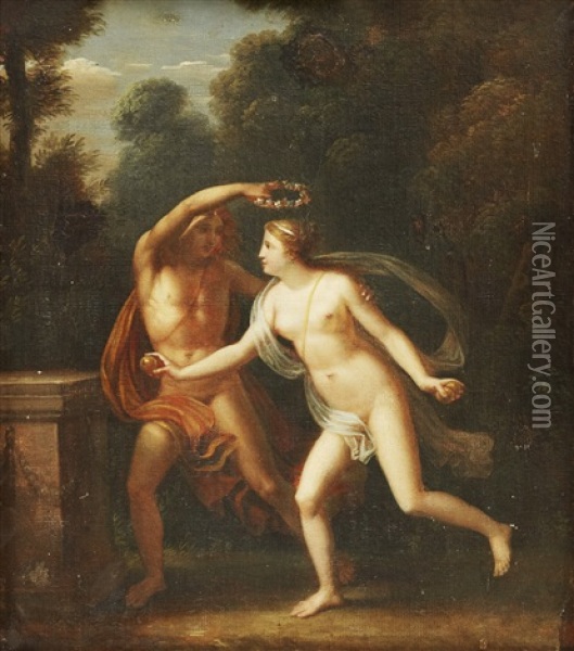 Atalanta Och Hippomenes Oil Painting - Frederik Westin