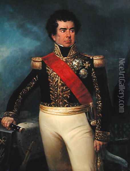Portrait of Victor-Guy (1775-1846) Baron Duperre, 1839 Oil Painting - Eugene Charpentier