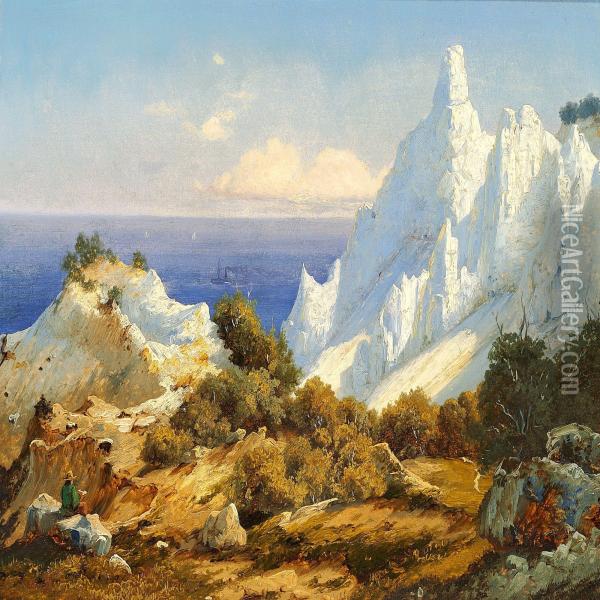 Sommerspiret Oil Painting - Anton Edvard Kieldrup