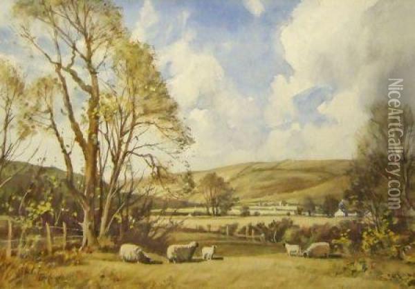 Springtime Near Pinwherry Oil Painting - Thomas, Tom Campbell