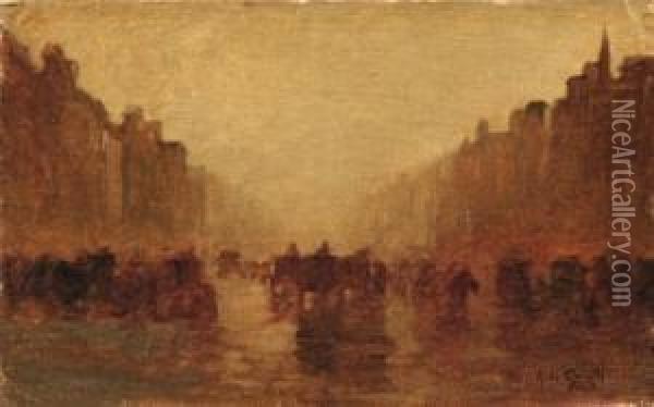 Paris Oil Painting - Giuseppe De Sanctis