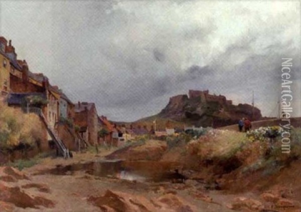 Chateau A Jersey Oil Painting - Emile Charles Dameron