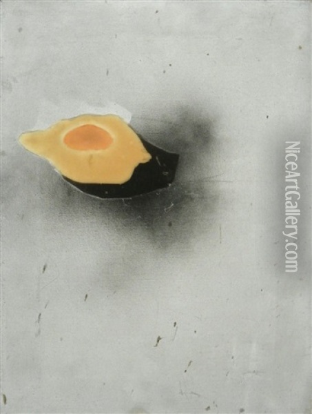 Fried Egg Oil Painting - Victor Marie Hugo