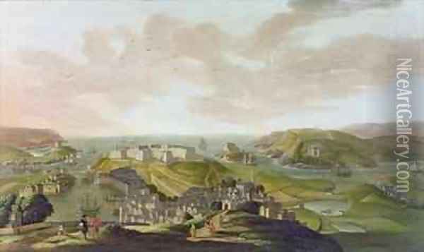 Windsor Castle Oil Painting - Hendrick Danckerts