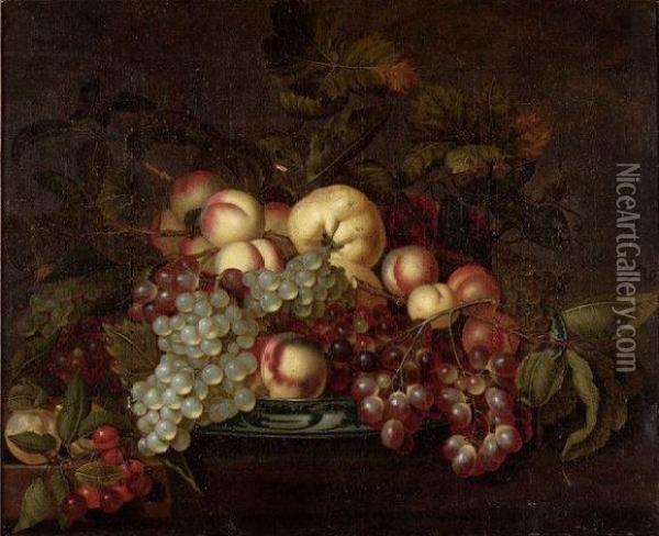Fruits Dans Un Plat Wan-li Oil Painting - Bartholomeus Assteyn