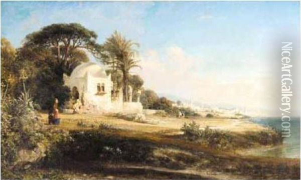 View Of Algiers Oil Painting - William Wyld