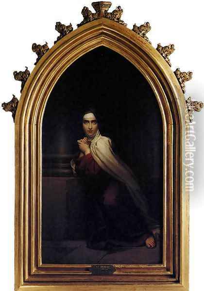 St Theresa 1827 Oil Painting - Baron Francois Gerard
