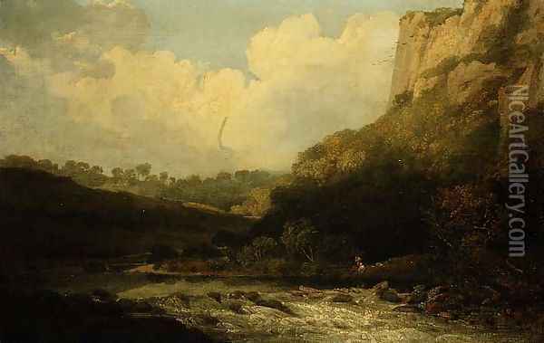 High Tor, Matlock, 1811 Oil Painting - John Crome
