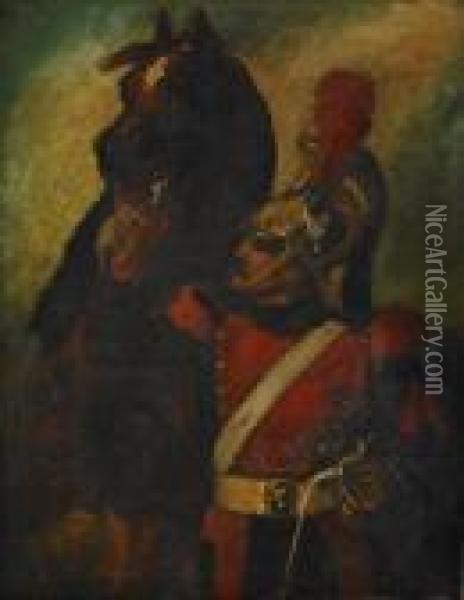 Kavallerist Oil Painting - Theodore Gericault