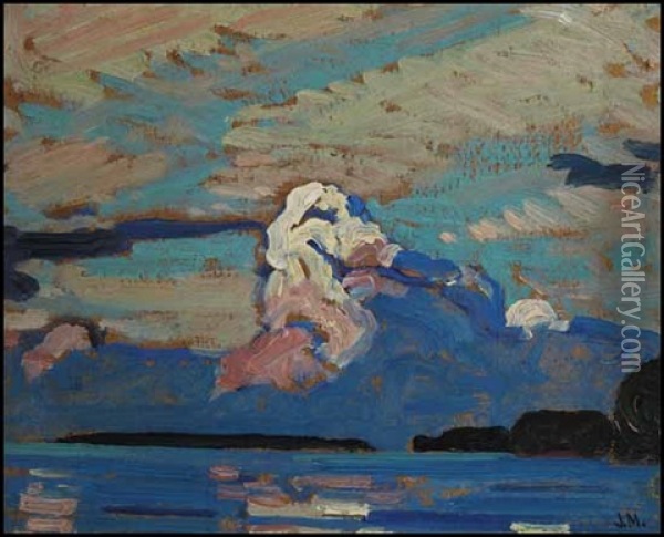 Evening Cloud, Lake Simcoe Oil Painting - James Edward Hervey MacDonald