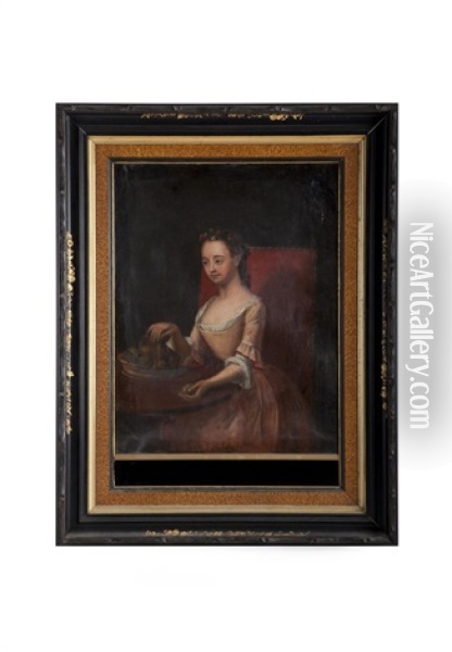 Portrait Of A Woman Oil Painting - John Smibert