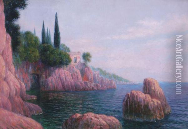 Abbazia Oil Painting - Czolder Dezso