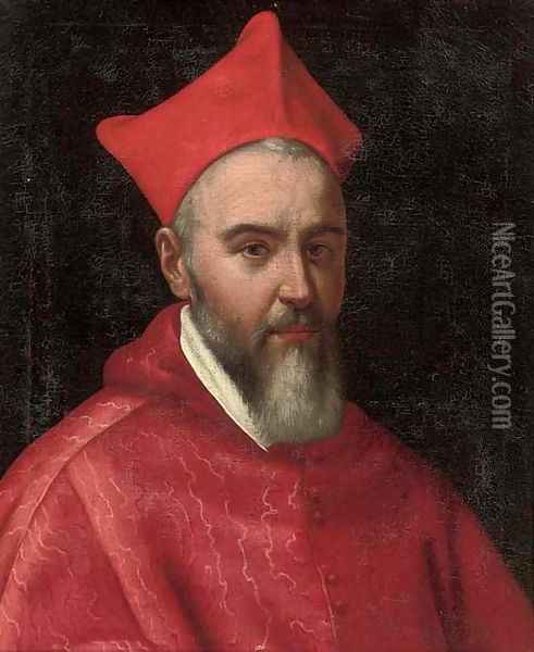 Portrait of a Cardinal Oil Painting - Scipione Pulzone