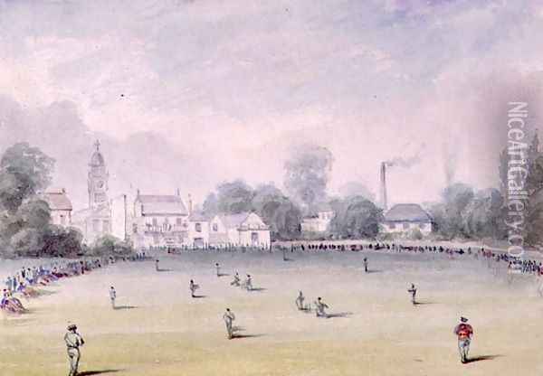 The Oval, Kennington, 1851-2 Oil Painting - Nicholas (Felix) Wanostrocht