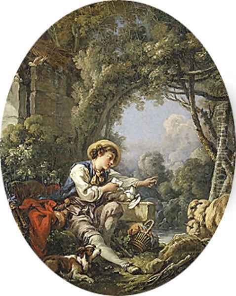 The Dispatch of the Messenger 1765 Oil Painting - Francois Boucher