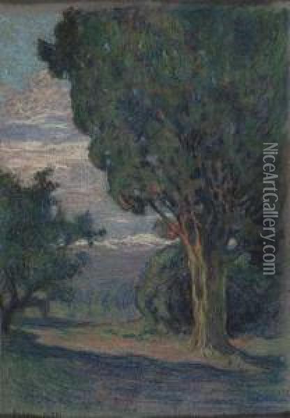 Paesaggio Oil Painting - Romollo Ubertalli