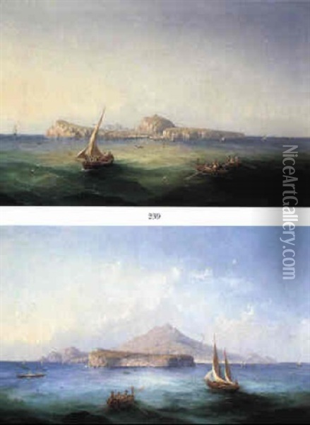 Views Of Malta Oil Painting - Girolamo Gianni
