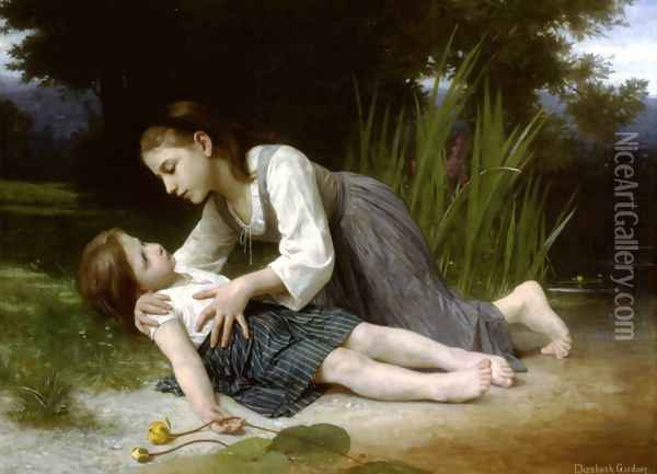 L'imprudente (The Imprudent Girl) Oil Painting - Elizabeth Jane Gardner Bouguereau