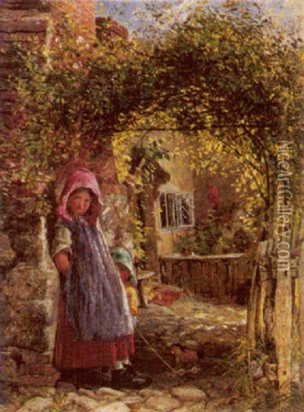 Home Sweet Home Oil Painting - Charles James Lewis