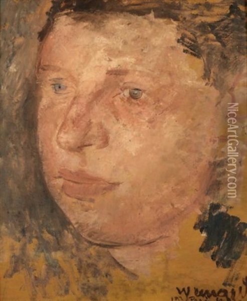 Portrait D'homme Oil Painting - Joachim Weingart
