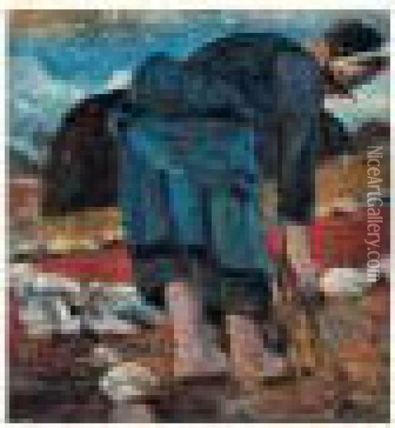 Ecarteuse De Goemon Oil Painting - Robert Delaunay