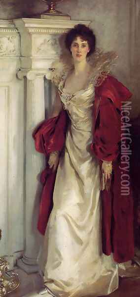 Winifred, Duchess of Portland Oil Painting - John Singer Sargent
