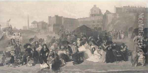 Life at the Seaside, Ramsgate 1854, by C. W. Sharp Oil Painting - William Powell Frith