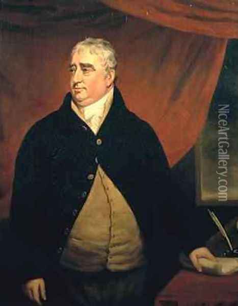 Portrait of Charles James Fox 1749-1806 Oil Painting - John Opie