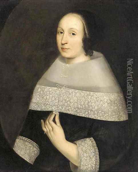 Portrait of a lady Oil Painting - Hendrick Van Vliet