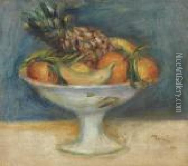 Compotier De Fruits Oil Painting - Pierre Auguste Renoir