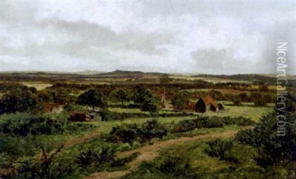 Roundhurst, Surrey Oil Painting - James Peel
