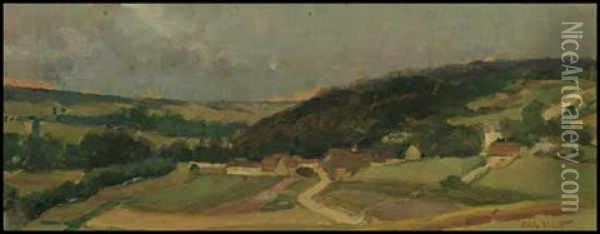 Landscape Oil Painting - Charles Edouard Masson Huot