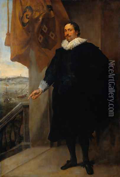 Nicolaes Van Der Borght Merchant Of Antwerp Oil Painting - Sir Anthony Van Dyck
