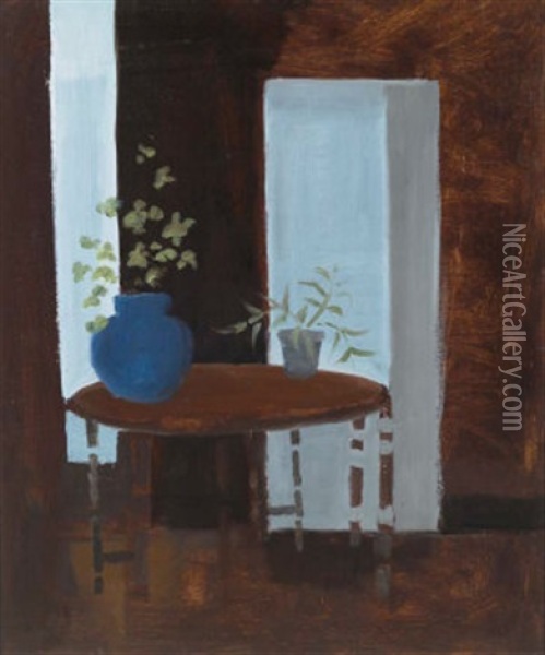 Still Life - Flower Pots Oil Painting - Arthur Armstrong