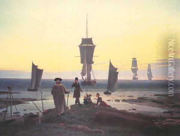 The Stages of Life Oil Painting - Caspar David Friedrich
