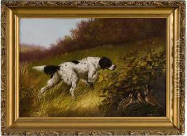 Hunting Scene Oil Painting - William Mckendree Snyder