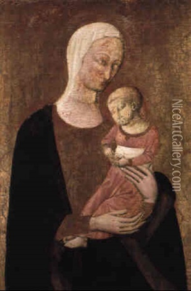 The Madonna And Child Oil Painting - Neri di Bicci