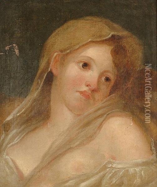 The Dreamer Oil Painting - Jean Baptiste Greuze
