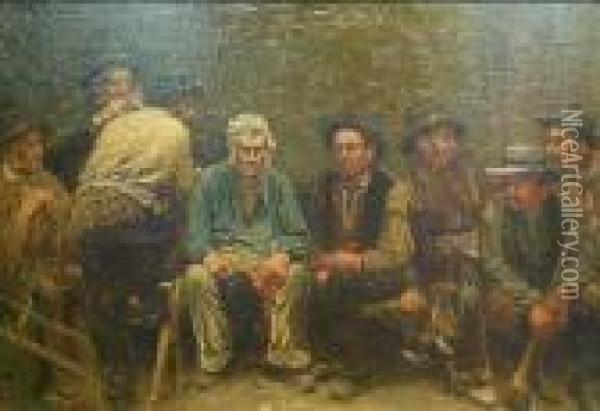 The Work Gang Oil Painting - John Joseph Enneking