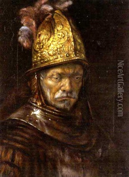 Der Mann Mit Dem Goldhelm Oil Painting -  Rembrandt van Rijn