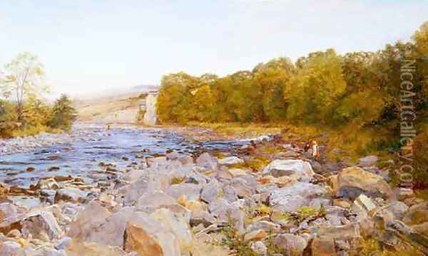 Wall Mill North Tyne Oil Painting - Charles Napier Hemy