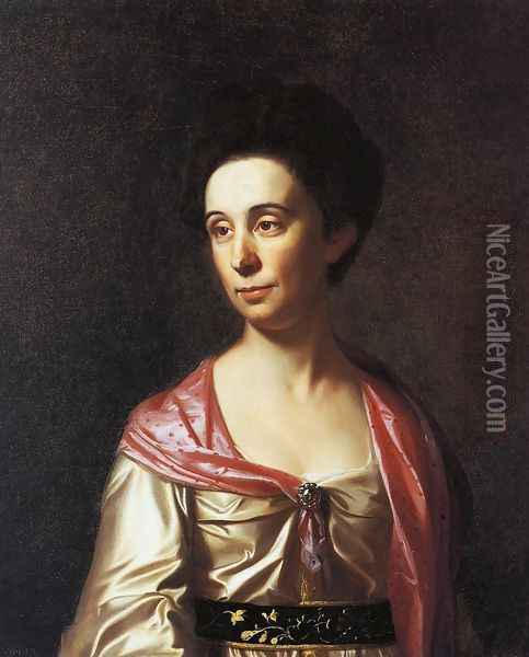 Mrs. Roger Morris (Mary Philipse) Oil Painting - John Singleton Copley