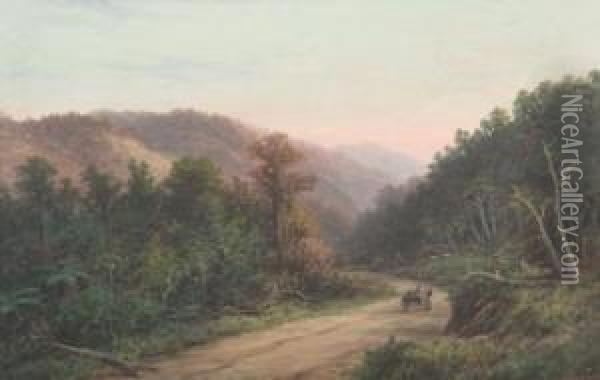 Waiahane (sic) Oil Painting - William George Baker