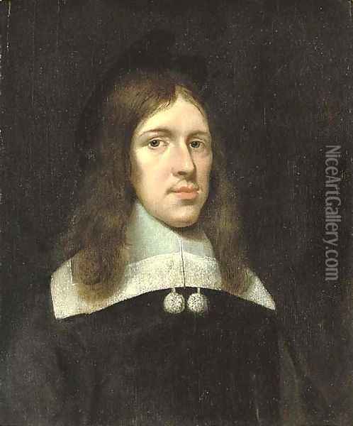 Portrait of a gentleman Oil Painting - Gerard Ter Borch
