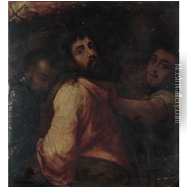 The Arrest Of Christ Oil Painting - Michiel Coxie the Elder